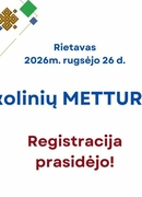 Mykolinių METTURGIS - Registracija prasidėjo