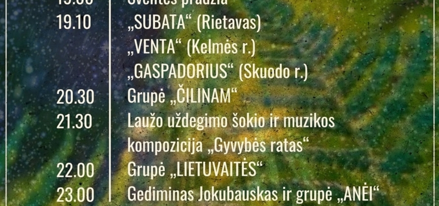 Joninės Rietavo Parke