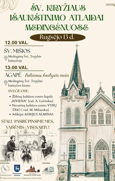Šv. Kryžiaus išaukštinimo atlaidai Medingėnuose