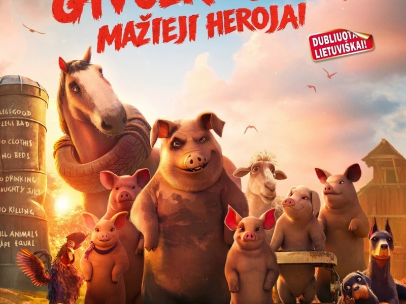 Animacinis filmas "Gyvūlių ūkis: mažieji herojai"