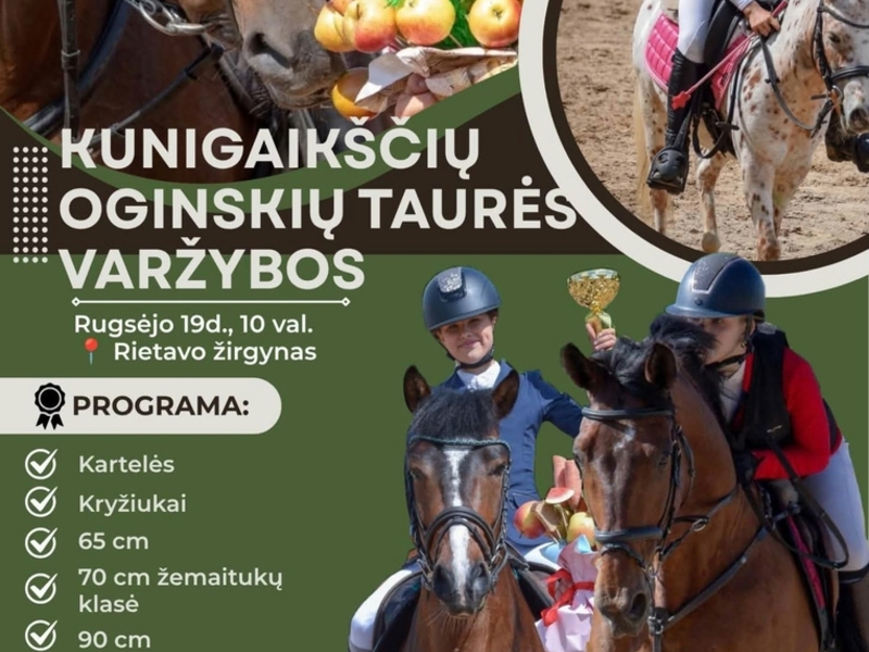 "Kunigaikščių Oginskių Taurės" varžybos!